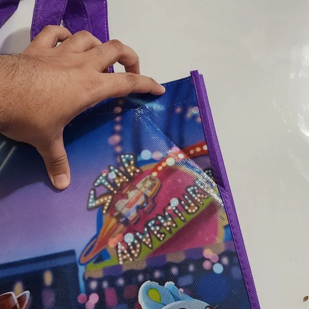 Disney Pixar Toy Story 4 Woody Buzz Bo Peep Forky Ducky Bunny Tote Bag NEW